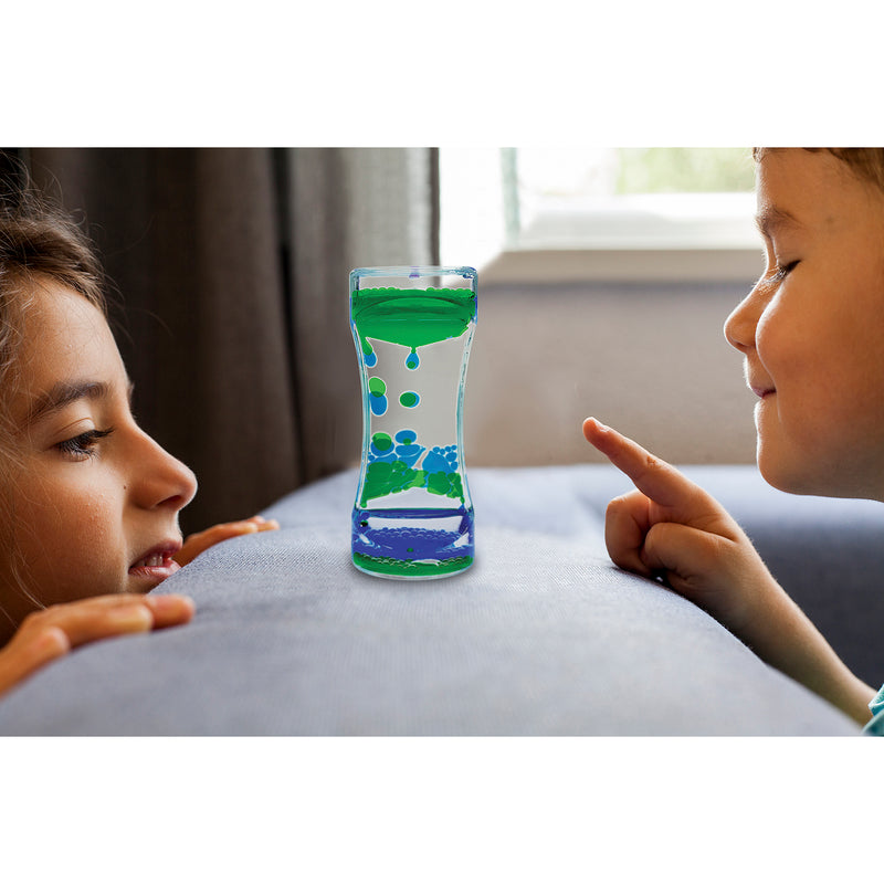 Liquid Motion Bubbler, Green & Blue