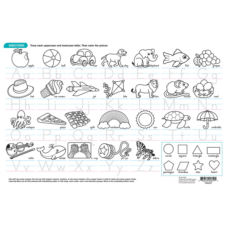 Alphabet Learning Mat