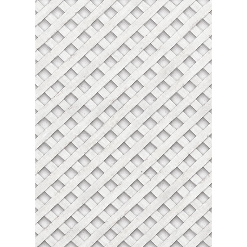 White Trellis Better Than Paper Bulletin Board Roll, 4' x 12', Pack of 4