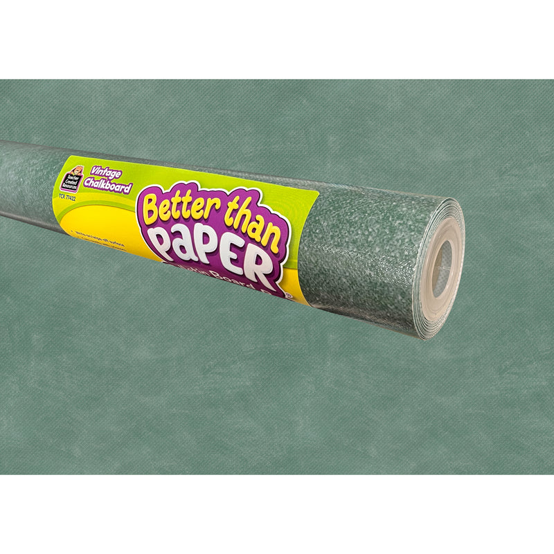 Better Than Paper Bulletin Board Roll, Vintage Chalkboard, 4-Pack