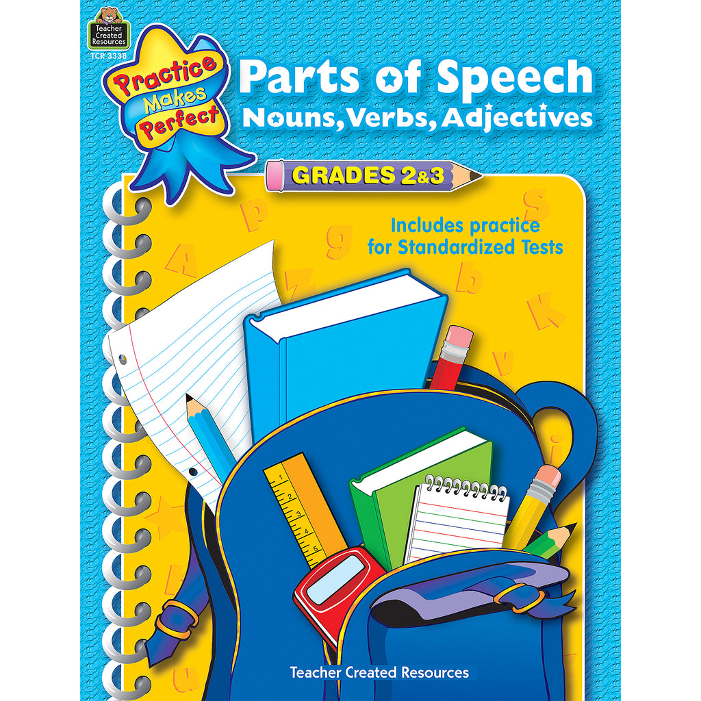 Parts Of Speech Gr 2-3 Practice Makes Perfect