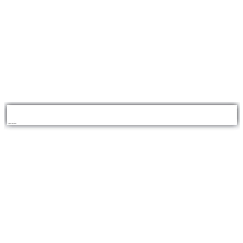 White Straight Border Trim