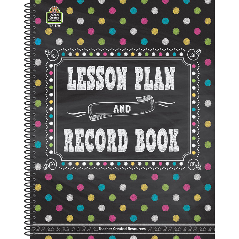Chalkboard Brights Lesson Plan And Record Book
