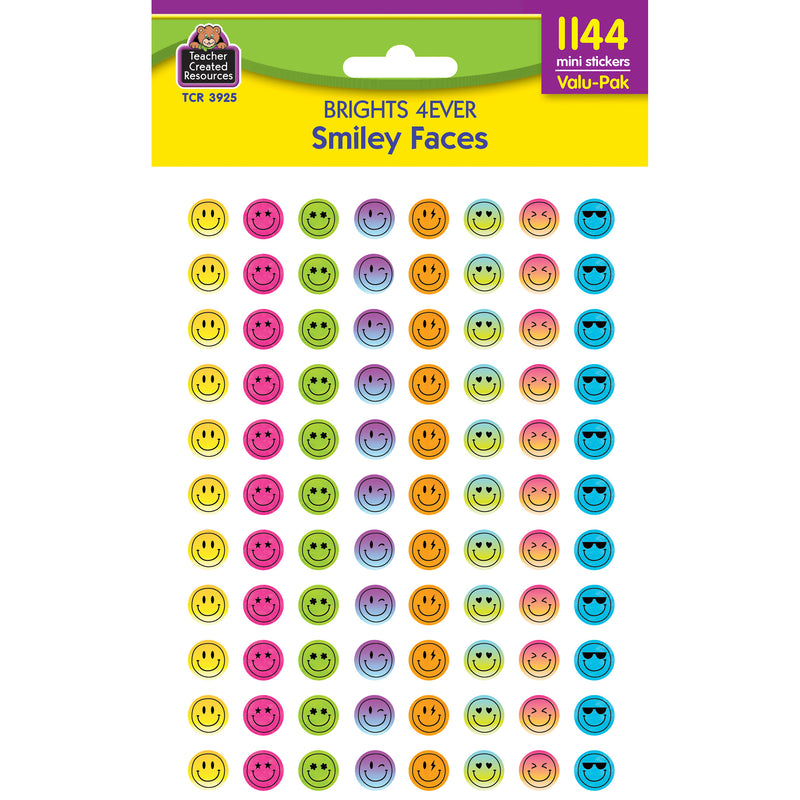 (6 Pk) Brights 4ever Smiley Face Valu-pack