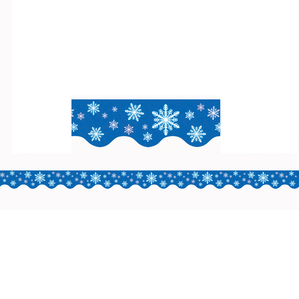 (6 Pk) Snowflakes Border Trim