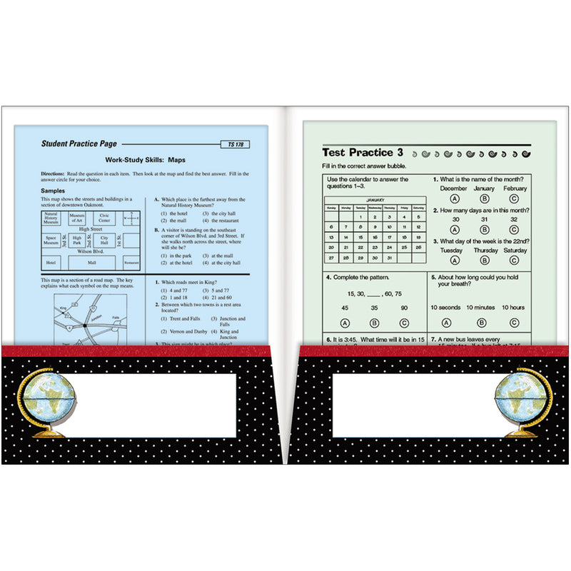 Substitute Teacher Pocket Folder