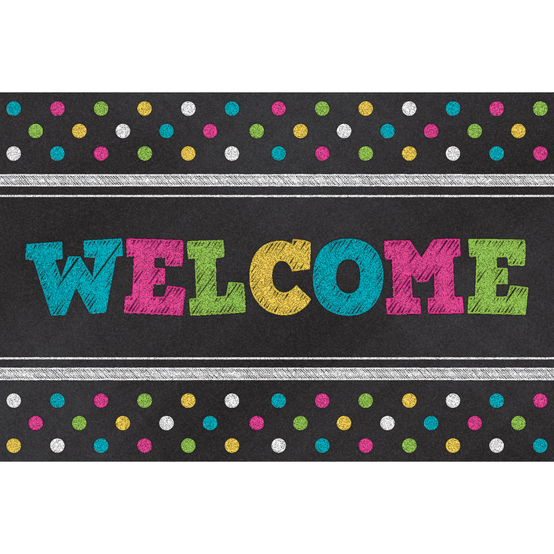 Chalkboard Brights Welcome Postcards