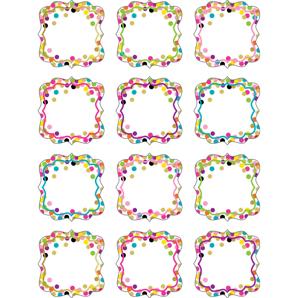 (6 Pk) Confetti Mini Accents