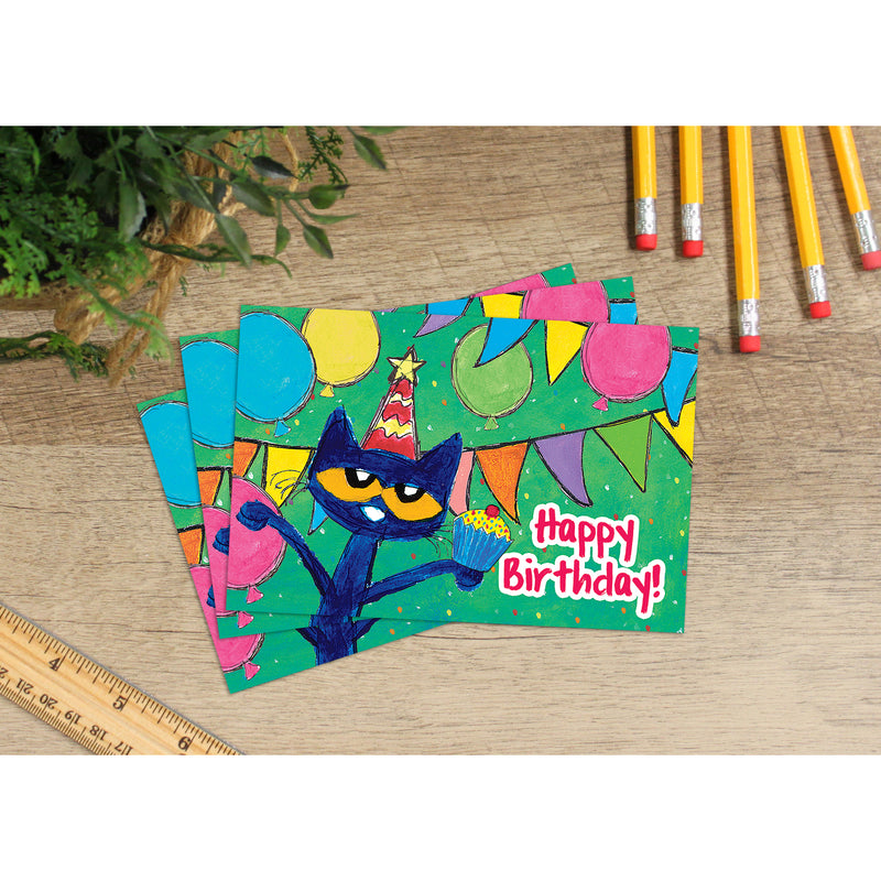 (6 Pk) Pete Cat Birthday Postcards