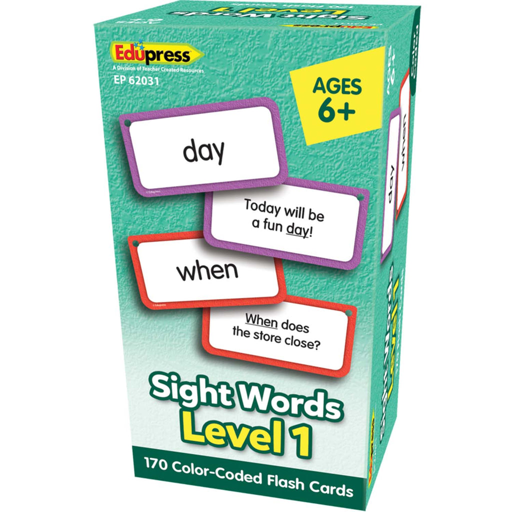 Sight Words Flash Cards Level 1