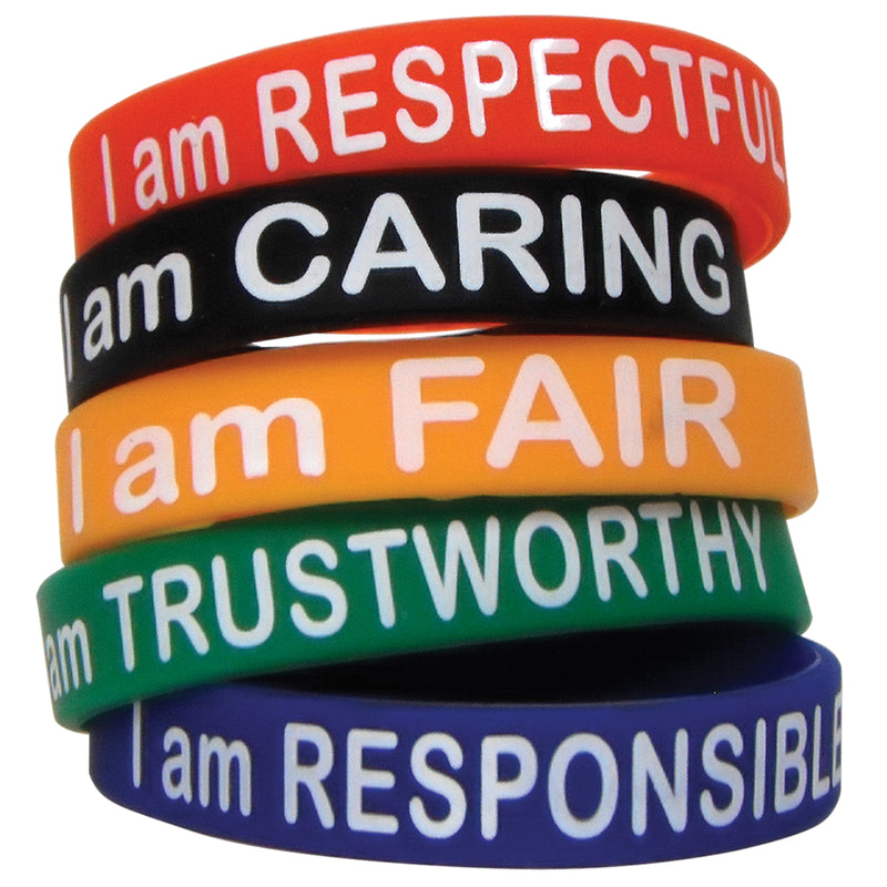 Character Traits Wristbands 10-pk