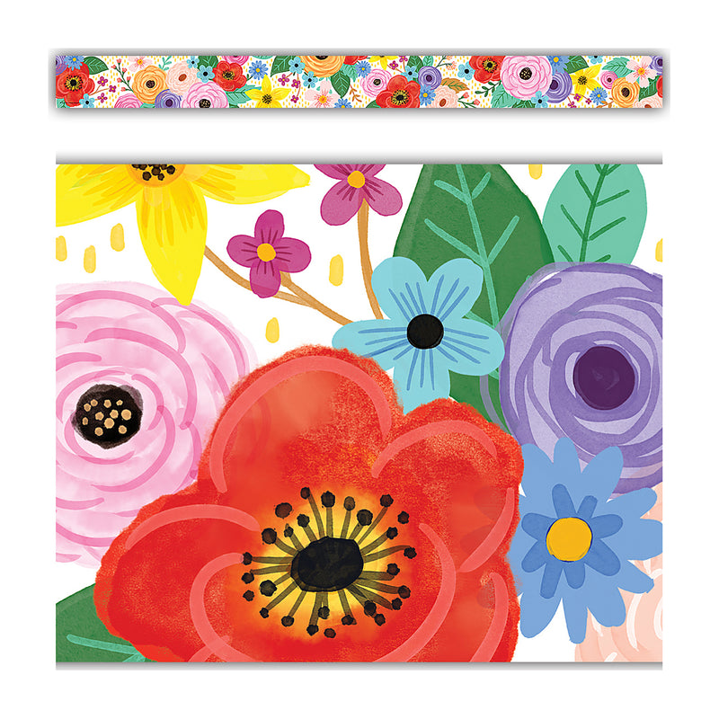 (6 Pk) Wildflowers Straight Border