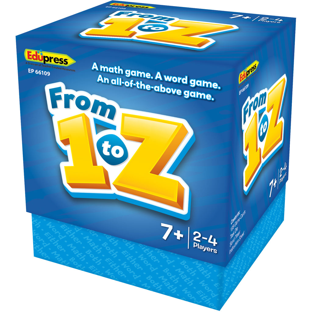 From 1 To Z Card Game