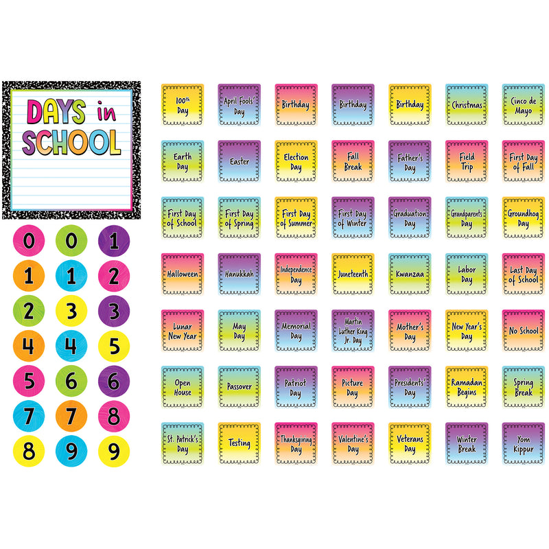 Brights 4Ever Calendar Bulletin Board Set