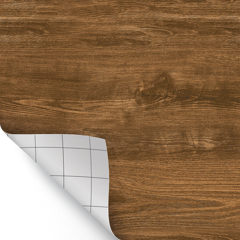 Peel and Stick Decorative Paper Roll, 17-1/2" x 10 ft, Classic Wood
