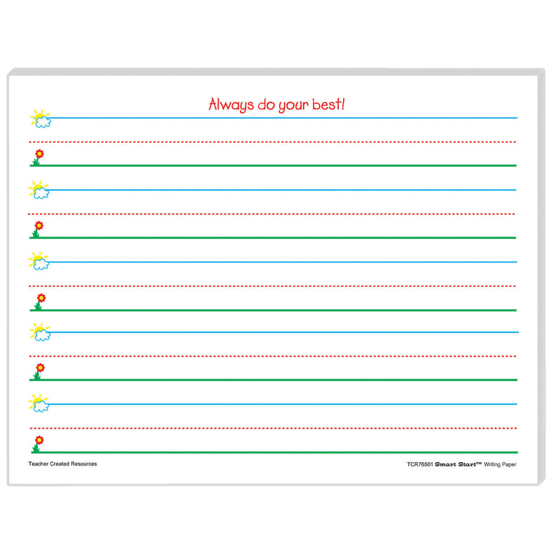 Smart Start K-1 Writing Paper 100 Sheets