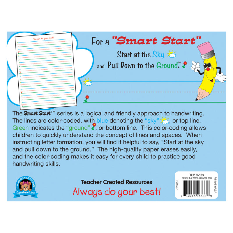 Smart Start 1-2 Writing Paper 360 Sheets