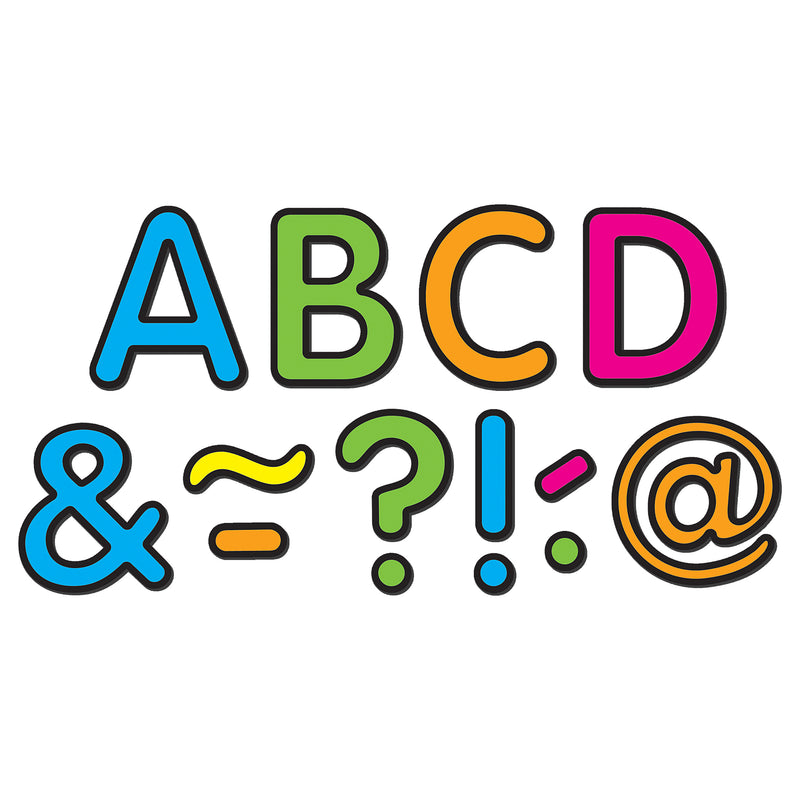 Neon Brights Classic 2in Magnetic Letters