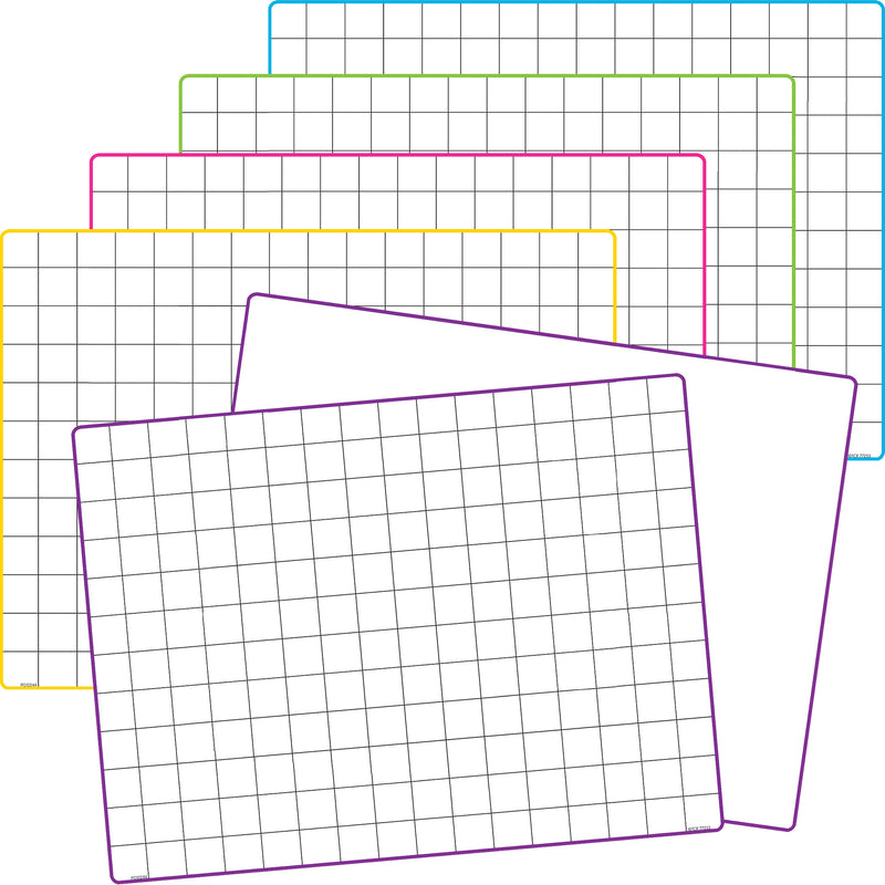 Math Grid Dry Erase Boards 10 St