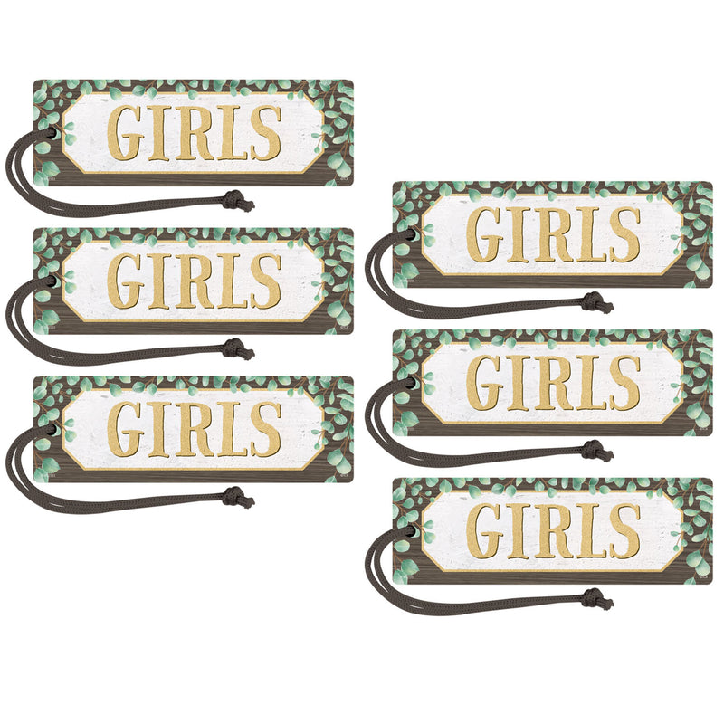 (6 Ea) Eucalyptus Magnetic Girls Pass