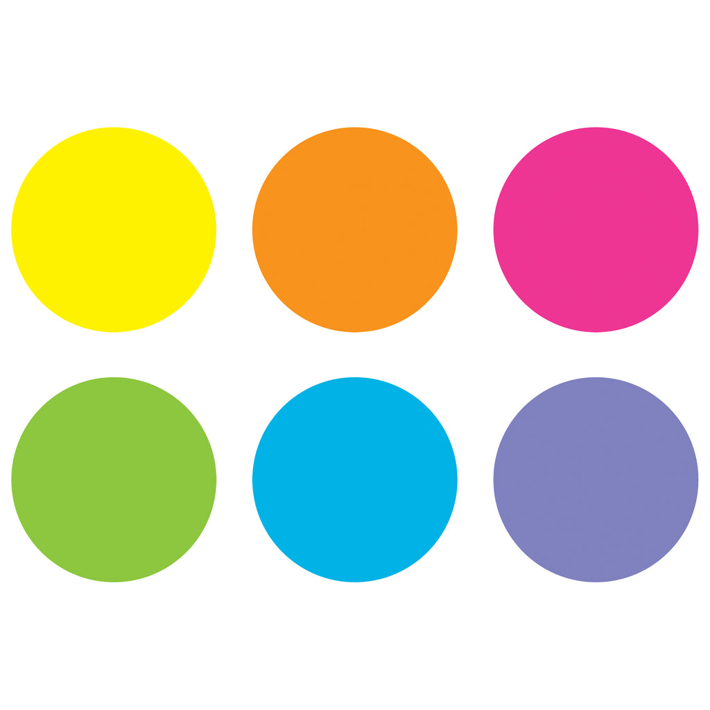 Bright Circles Floor Markers 7 Spot On