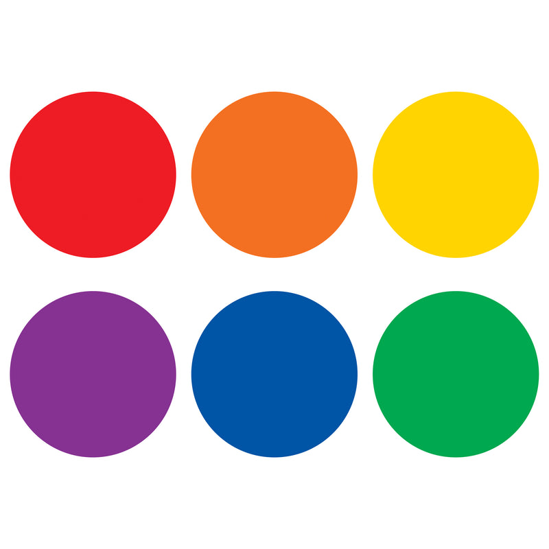 Colorful Circles Vinyl Floor Markrs Spot On