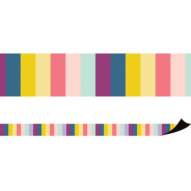 Oh Happy Day Stripes Magnetic Border, 24 Feet
