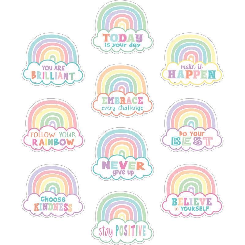 (3 Pk) Pastel Pop Positive Sayings Accents