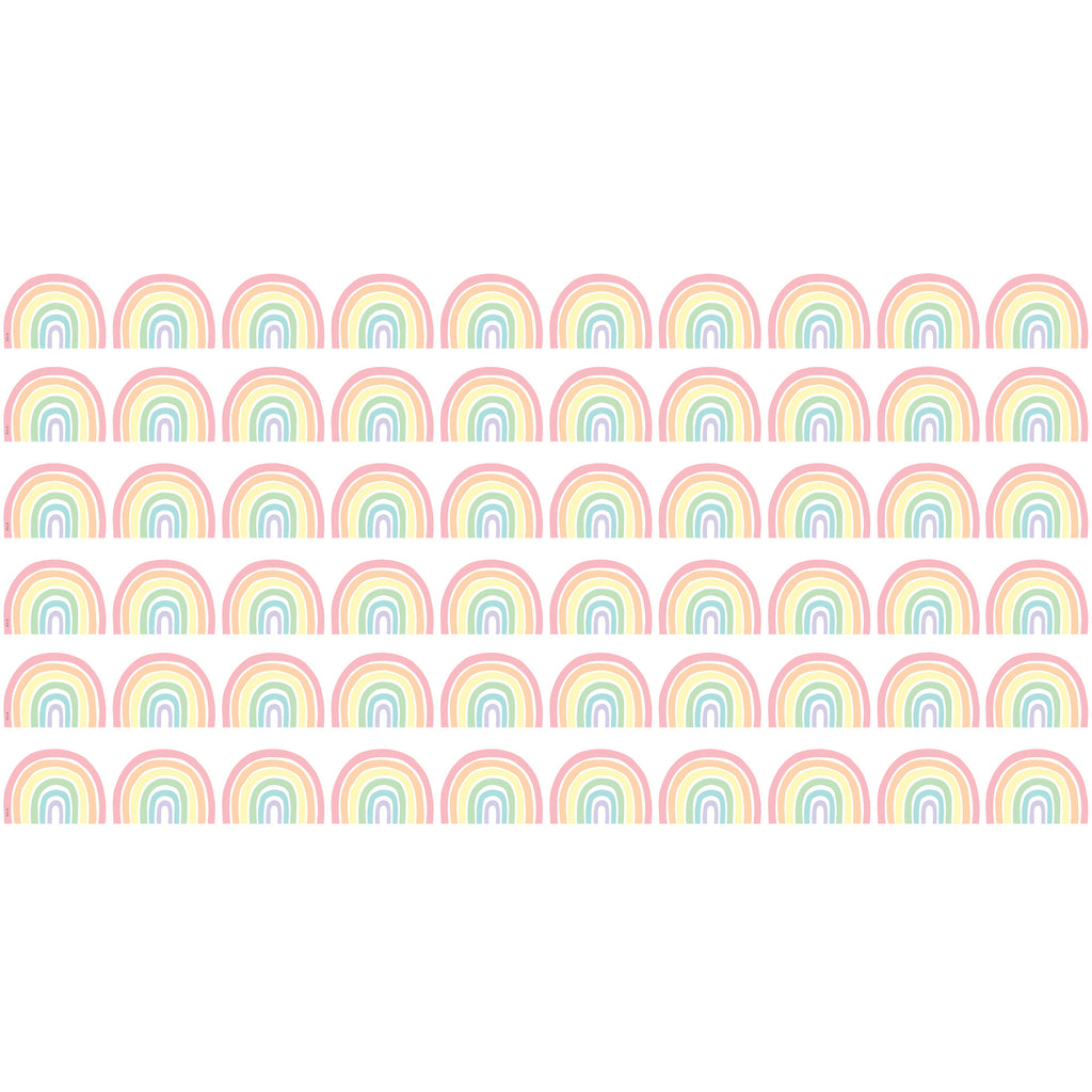 (6 Pk) Pastel Pop Rainbows Border