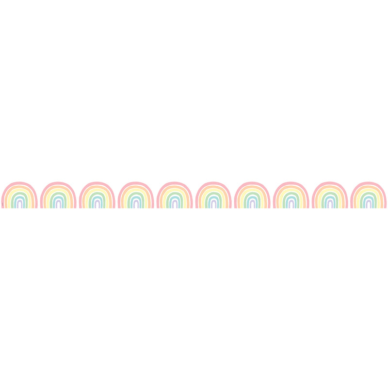 (6 Pk) Pastel Pop Rainbows Border