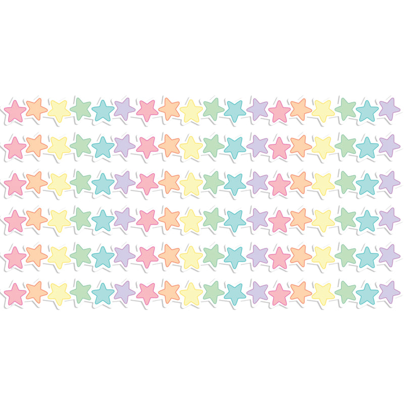 (6 Pk) Pastel Pop Stars Bordr