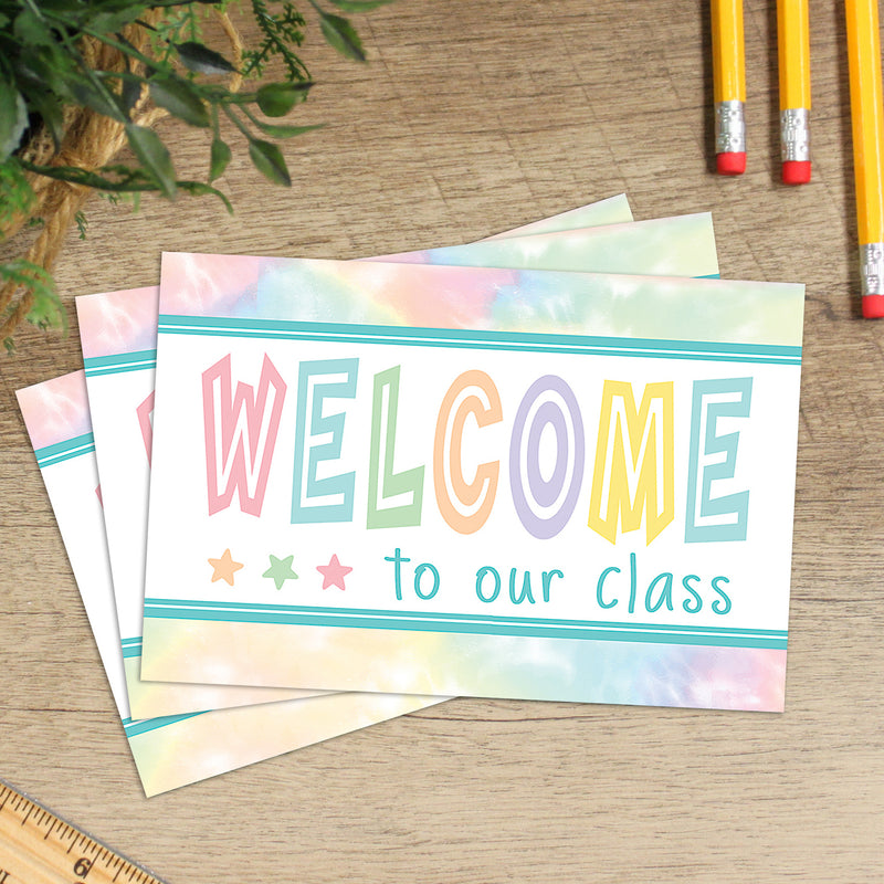 (6 Pk) Pastel Pop Welcome Postcards