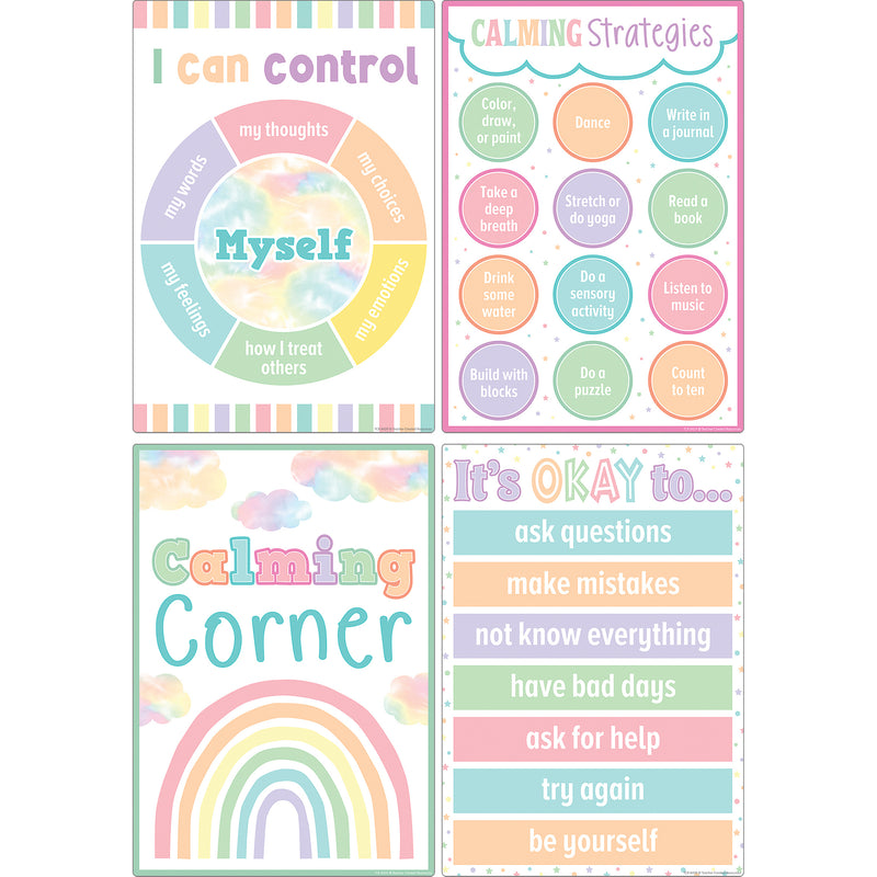 Pastel Pop Calming Sml Poster Pk Strategies