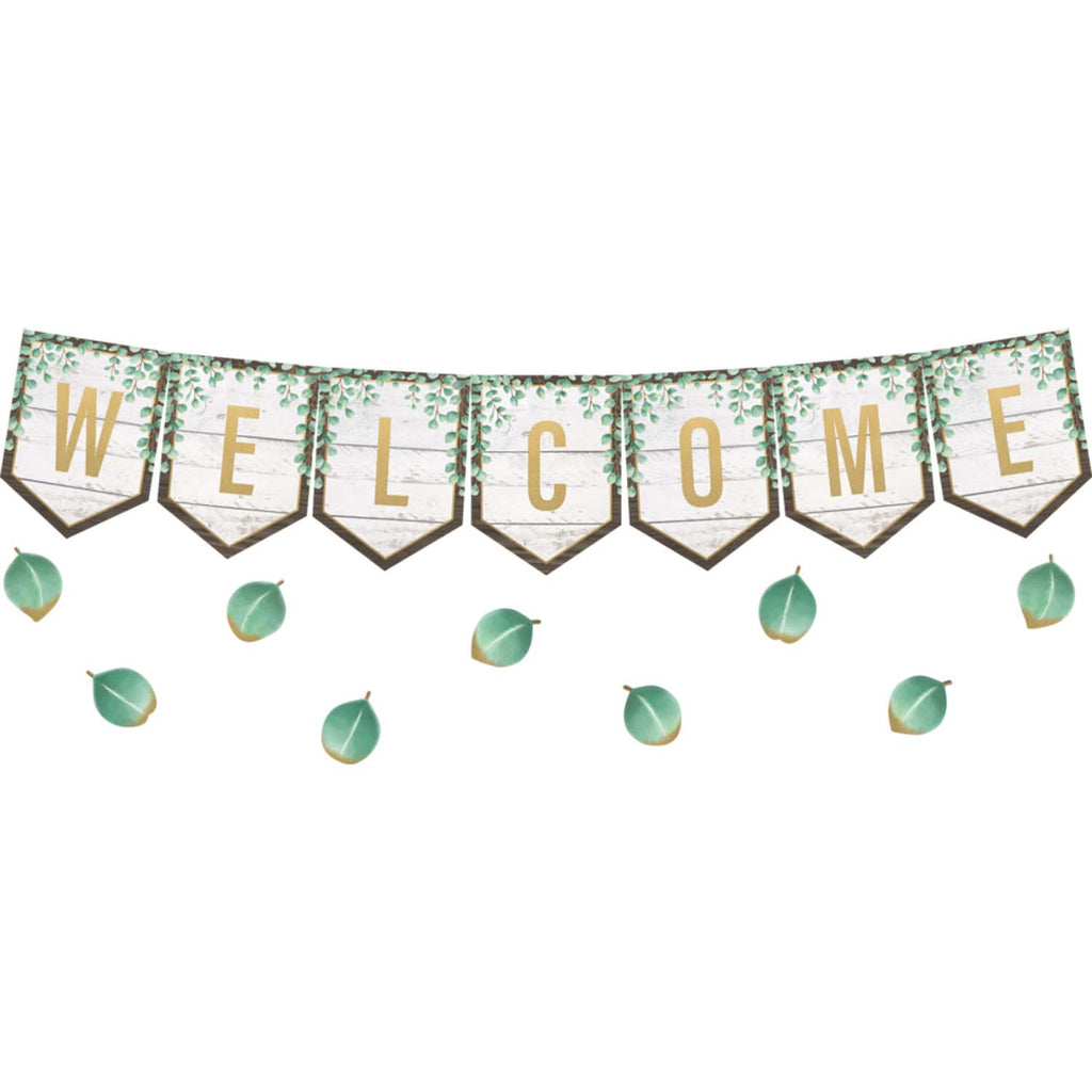 Eucalyptus Pennants Welcome Bb St