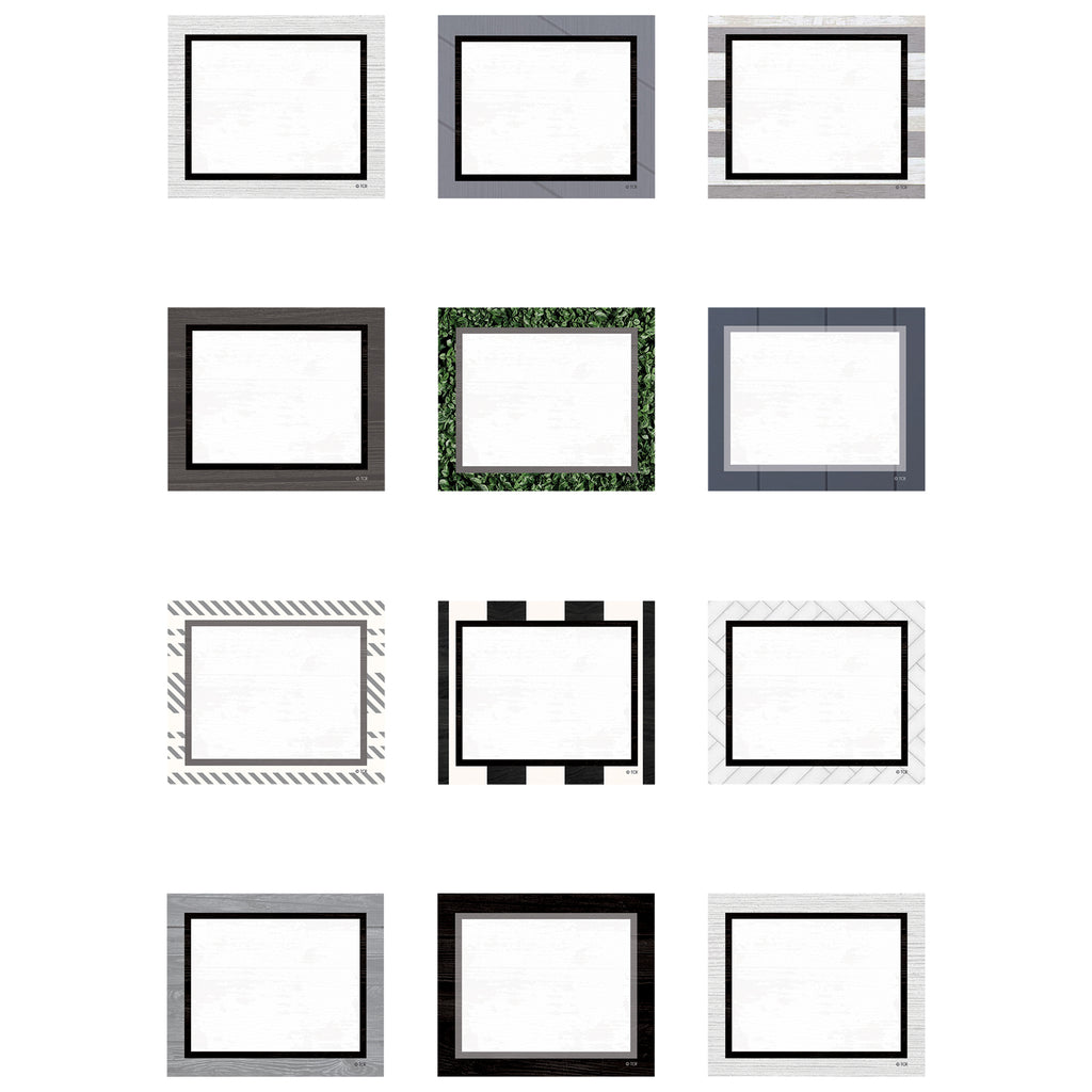 Modern Farmhouse Blank Cards Accnts Mini
