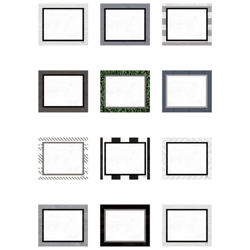 Modern Farmhouse Blank Cards Accnts Mini