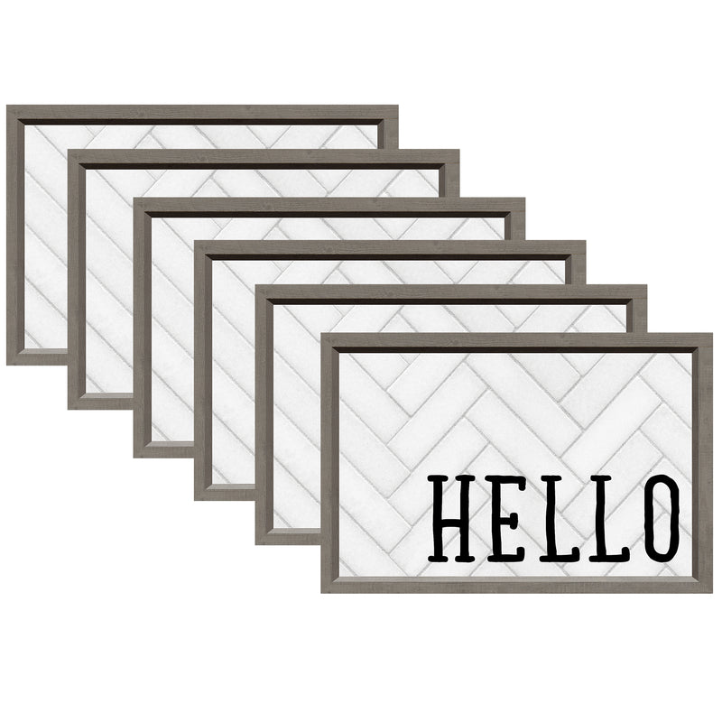 (6 Pk) Modern Farmhouse Hello Post Cards