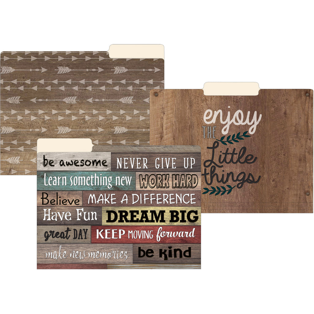 (2 Pk) Farmhouse Chicfile Folders