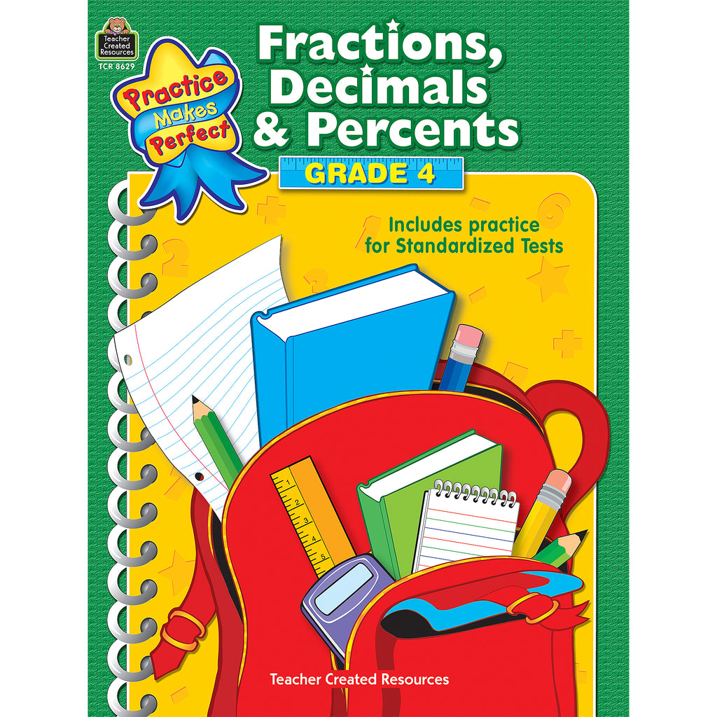 Pmp Fractions Decimals & Percents G Gr 4