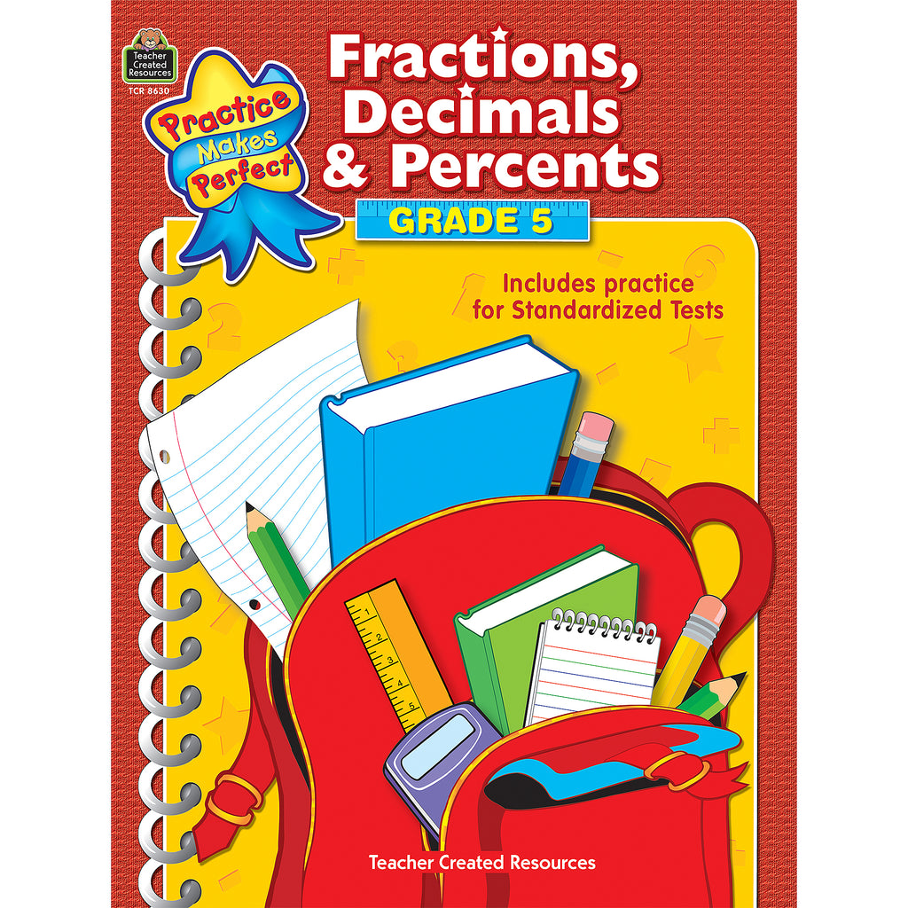 Pmp Fractions Decimals & Percents G Gr 5