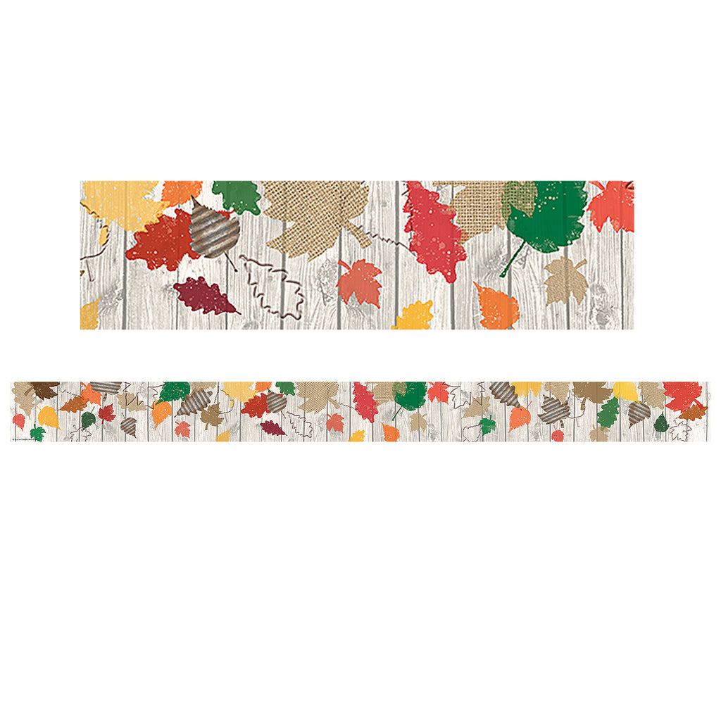 (6 Pk) Happy Fall Straight Border Trim Home Sweet Classroom