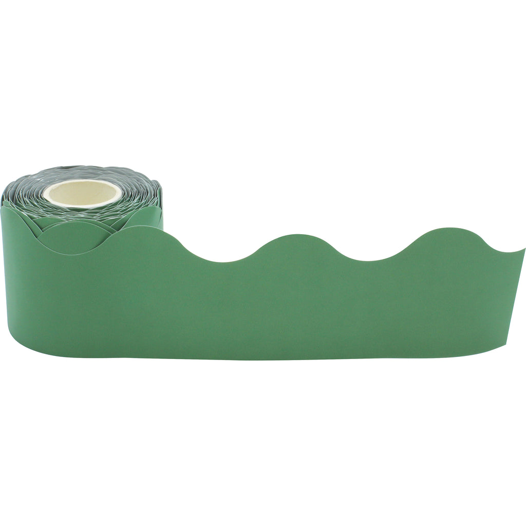 Eucalyptus Grn Scalloped Rolld Trim