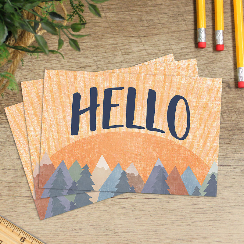 (6 Pk) Mountains Hello Postcards