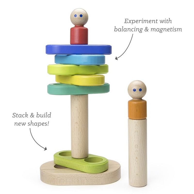 Magnetic Floating Stacker Rainbow