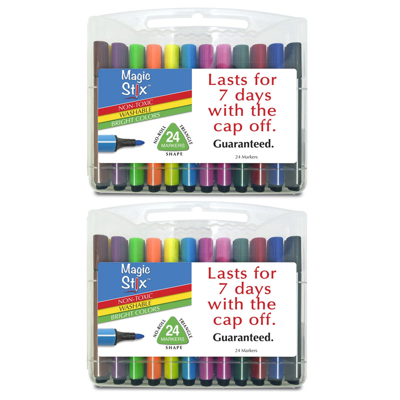 (2 Pk) Magic Tri Stix 24 Pack