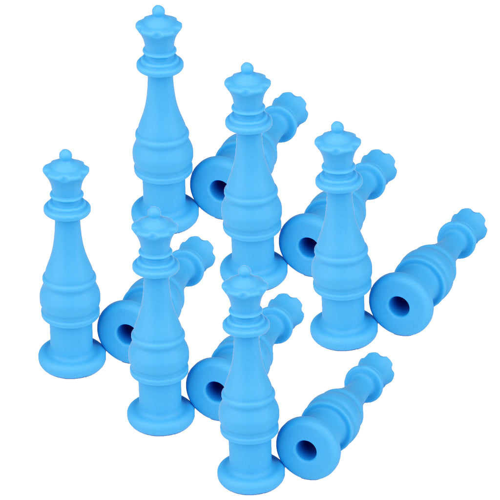 (6 Ea) Chess King Pencil Topper