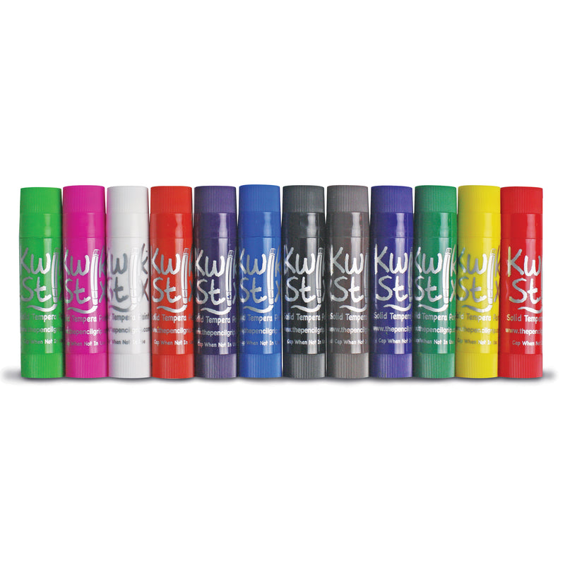 Kwik Stix Tempera Paint 12pk Prime Colors