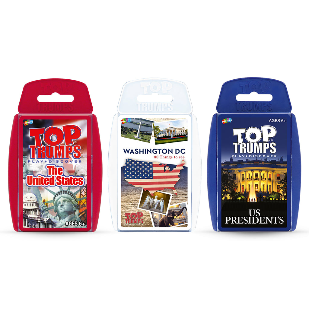 Top Trumps 3game Bundle Red White & Blue