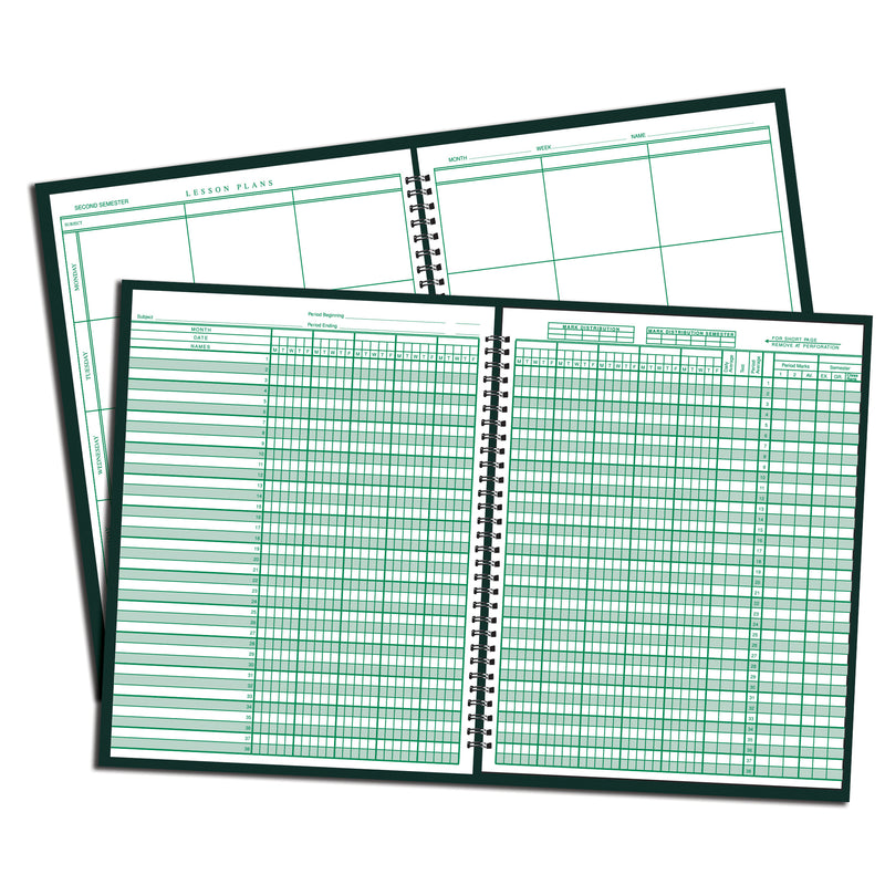 Class Record & Lesson Plan Combo Books