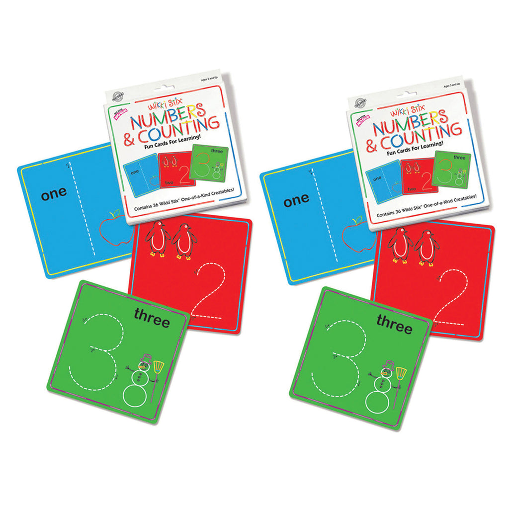 (2 Ea) Wikki Stix Numbers & Countin Counting Cards